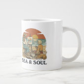 海と魂の夢 ジャンボコーヒーマグカップ (右)
