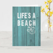 海なんて最高！ カード (黄色い花)