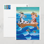 「海にいちごが何個生えてるの？」 ポストカード (正面/裏面)