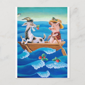 「海にいちごが何個生えてるの？」 ポストカード