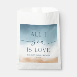 海にしか見えない愛 オーシャンビーチ ショア ブライダルシャワー フェイバーバッグ