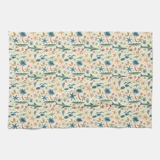 海になること、それが私のすべて キッチンタオル (横)