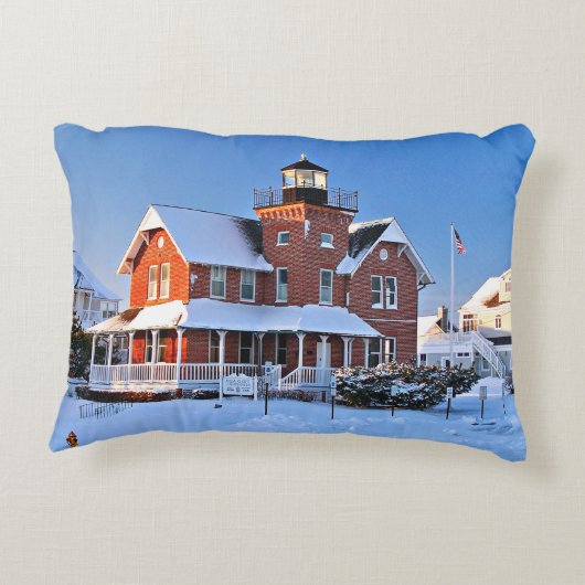海によって授けられる灯台、ニュージャージー アクセントクッション (裏面)