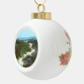 海によって セラミックボールオーナメント (右)