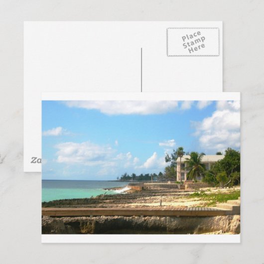 海によって ポストカード (正面/裏面)