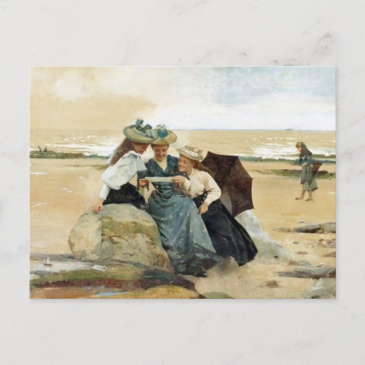 海によって ポストカード (正面)