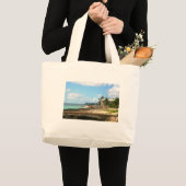 海によって ラージトートバッグ (正面(商品))