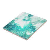 海によって、抽象的なモザイク印刷物 タイル (側面)