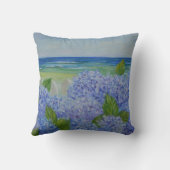 海によるアジサイ クッション (裏面)