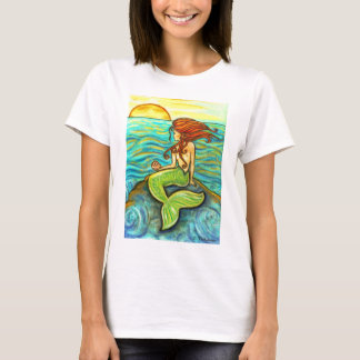 "海によるセレーナ"の人魚 Tシャツ