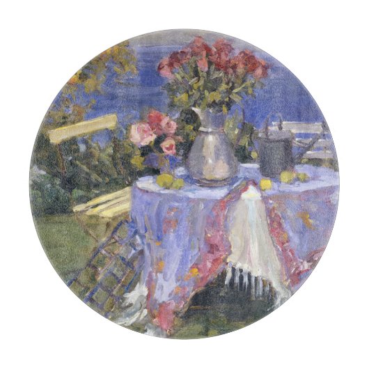 海によるバラ カッティングボード (正面)