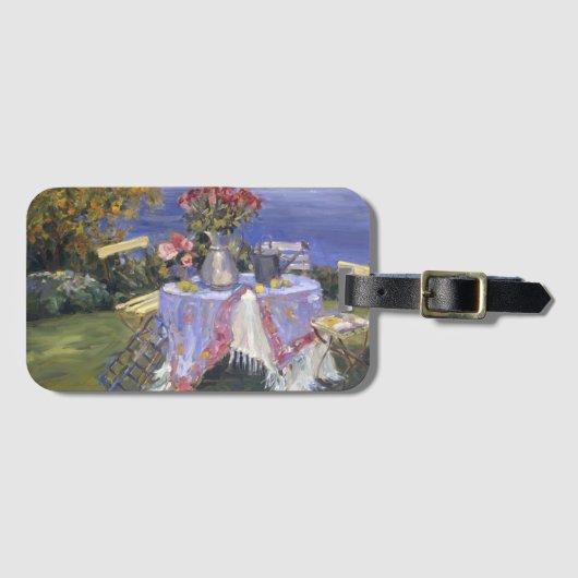 海によるバラ ラゲッジタグ (正面横)