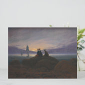 海によるムーンライズ(Caspar David Friedrich著) カード (スタンド正面)