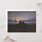 海によるムーンライズ(Caspar David Friedrich著) カード (正面/裏面インサイチュ)