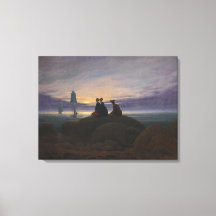 海によるムーンライズ（Caspar David Friedrich著）