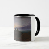 海によるムーンライズ（Caspar David Friedrich著） マグカップ (正面右)