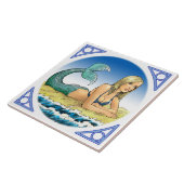 海による人魚 タイル (側面)