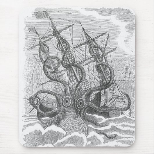 海による寿司 マウスパッド (正面)