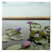 海による池のスイレン タイル (正面)