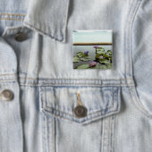 海による池のスイレン 缶バッジ (インサイチュ)