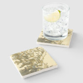 海による珊瑚 ストーンコースター (横)