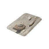 海による砂の貝殻 バスマット (アングル)