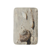 海による砂の貝殻 バスマット (正面縦)