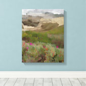 海による開花 キャンバスプリント (インサイチュ (ウッドフロア))