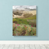 海による開花 キャンバスプリント (インサイチュ (ウッドフロア))