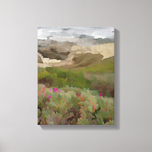 海による開花 キャンバスプリント (正面)