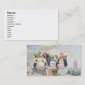 海による魚市場、c.1860 (キャンバスの油) 名刺 (正面/裏面)