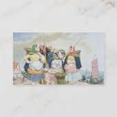 海による魚市場、c.1860 (キャンバスの油) 名刺 (裏面)