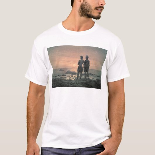海による2人 Tシャツ (正面)