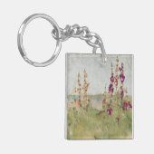 海によるHollyhocks キーホルダー (正面左)