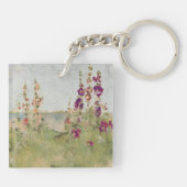 海によるHollyhocks キーホルダー (裏面)
