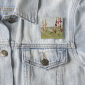 海によるHollyhocks 缶バッジ (インサイチュ)