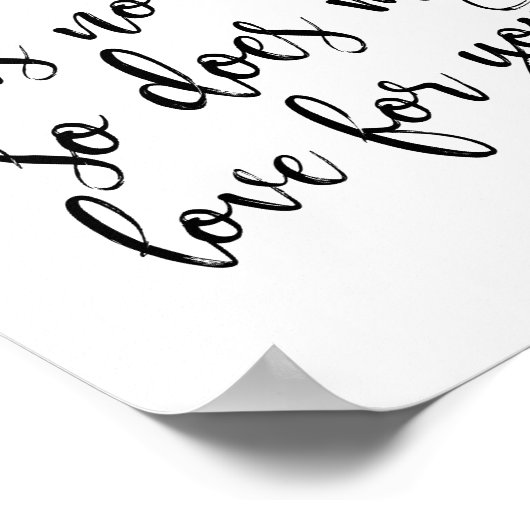 海にエンドビーチ結婚式8x10記号がないため ポスター (角)