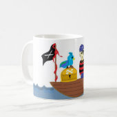 海に出る海賊 コーヒーマグカップ (正面左)