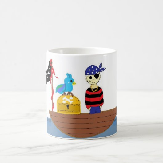 海に出る海賊 コーヒーマグカップ (中央)