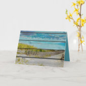 海に出れば命は善空白のし カード (黄色い花)