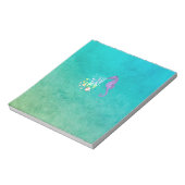 海に吹浮かぶ海の虹の泡 ノートパッド (回転)