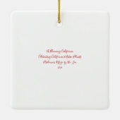 海に咲くアジロマール セラミックオーナメント (裏面)