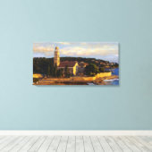 海に囲まれて平和 キャンバスプリント (インサイチュ (ウッドフロア))