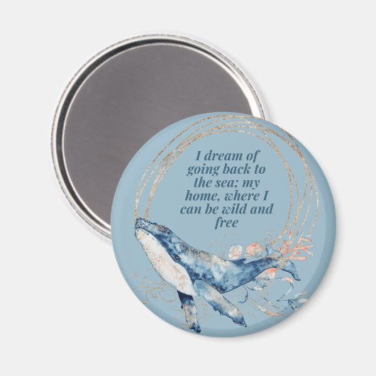 海に帰る夢 マグネット (正面/裏面)