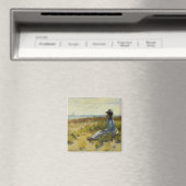 海に座る少女 マグネット (インサイチュ (食洗機))