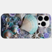海に彩られたパステル澄ん貝 Case-Mate iPhoneケース (裏面 (横))