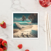 海に恋して |トロピカルアート スタンダードカクテルナプキン (インサイチュ)