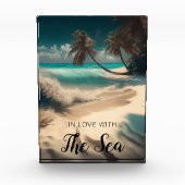 海に恋して |トロピカルアート フォトブロック (正面)