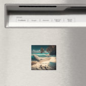 海に恋して |トロピカルアート マグネット (インサイチュ (食洗機))