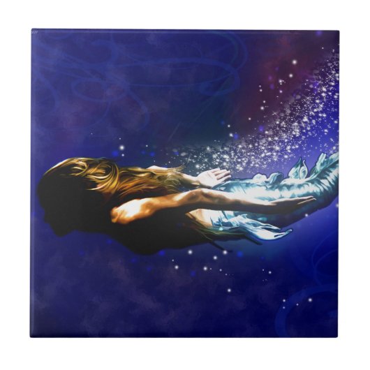 海に戻して下さい タイル (正面)